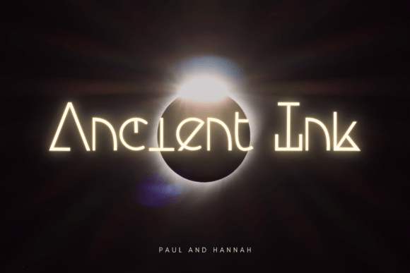 Ancient Ink Font: Runic Display Typography for Web Design