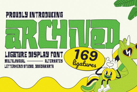 Archived Font: Retro Display Typography for Web Design