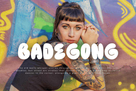 Badegong: A Designer’s Take on This Display Font