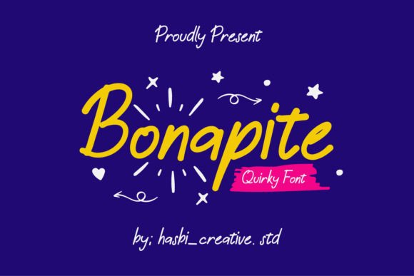 Bonapite Font: Adding Whimsy to Small Business Branding