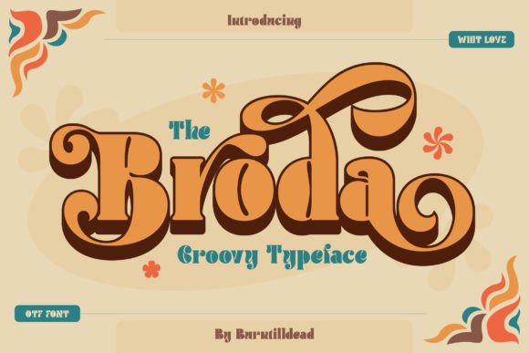 Broda Font: Retro Branding for Small Business