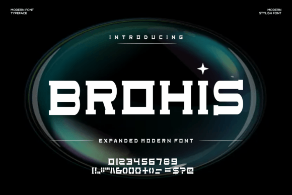 Brohis Font: Bold Display Typography for Makers