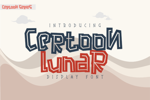 Certoon Lunar Font: Playful Display Typography for Web Design