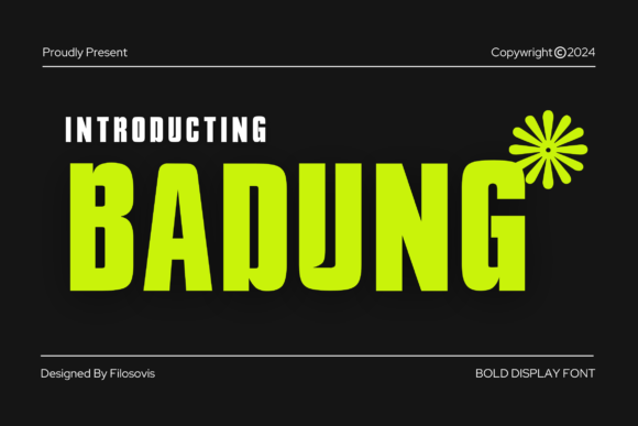Discover Badung: The Perfect Display Font for Bold Editorial Design