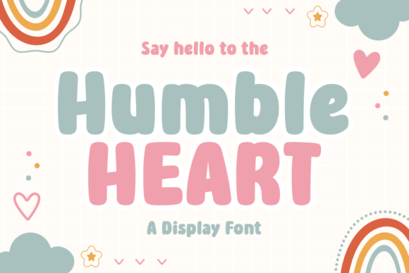 Enhance Your Brand with Humble Heart: A Charming Display Font