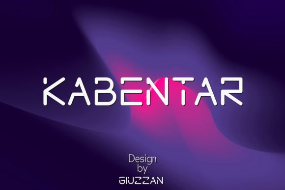 Exploring Kabentar: A Dynamic Font for Creative Branding