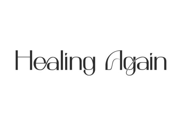 Healing Again Font: Elevating Digital Wellness Brand Design
