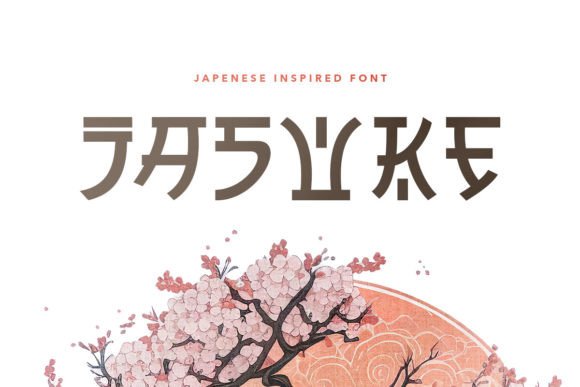 Jasuke Font: Japanese-Inspired Display Type for Crafters