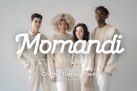 Momandi Font: A Handwritten Typeface for Friendly Branding