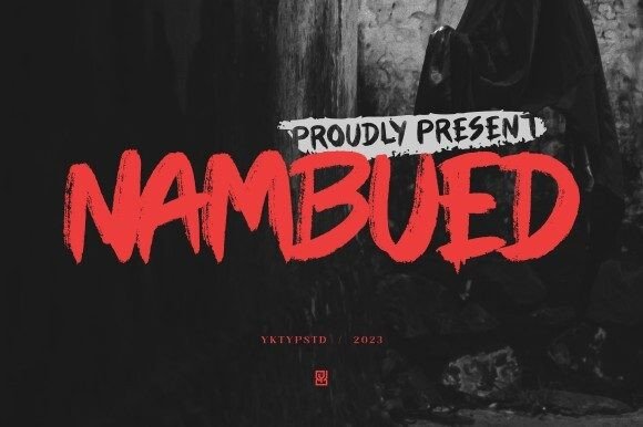 Nambued Font: Bold Handwritten Style for Business Branding