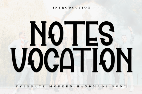 Notes Vocation Font Review: Elegant Display Typography