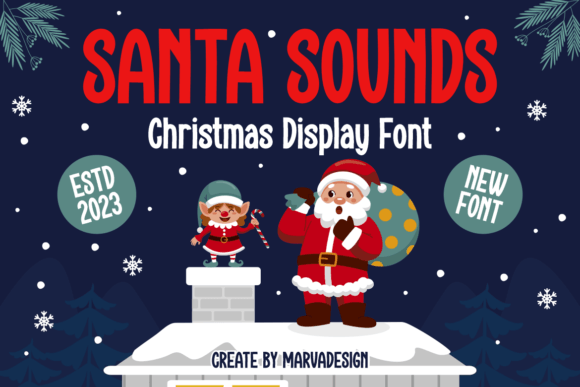 Santa Sounds Font: Elevating Holiday Campaign Visuals