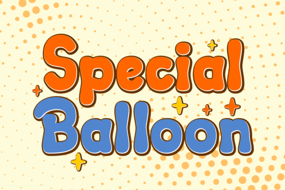 Special Balloon: A Versatile Display Font for Business