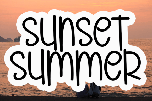 Sunset Summer Font Review: A Modern Display Typeface Test