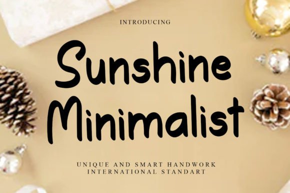 Sunshine Minimalist Font: A Campaign Design Review