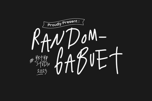 Testing Random Gabuet Font for Whimsical Brand Identity