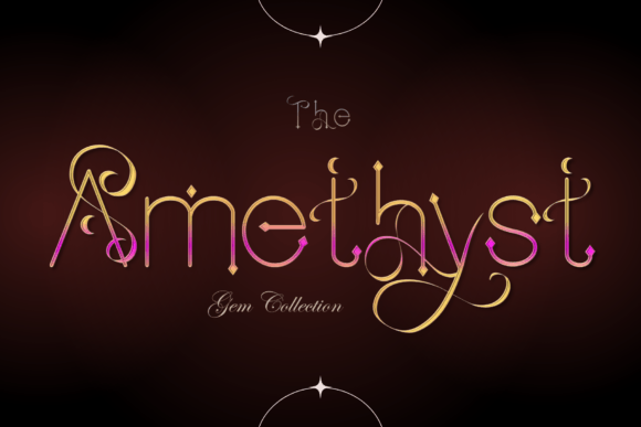 The Amethyst Font: Elevating Small Business Branding