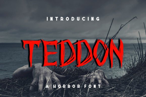 Unleashing Creativity with Teddon: A Horror Display Font