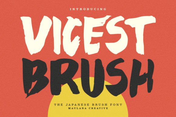 Vicest Font Review: A Japanese Brush Typeface for Campaigns